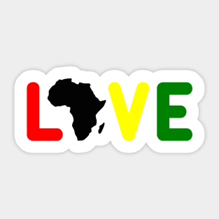 Love of Africa Sticker